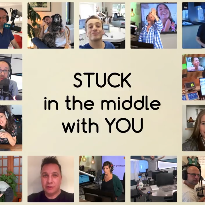 DPG Media, VRT et Mediahuis célèbrent le pouvoir de la radio avec la campagne #StuckInTheMiddleWithYou DPG Media, VRT et Mediahuis célèbrent le pouvoir de la radio avec la campagne #StuckInTheMiddleWithYou