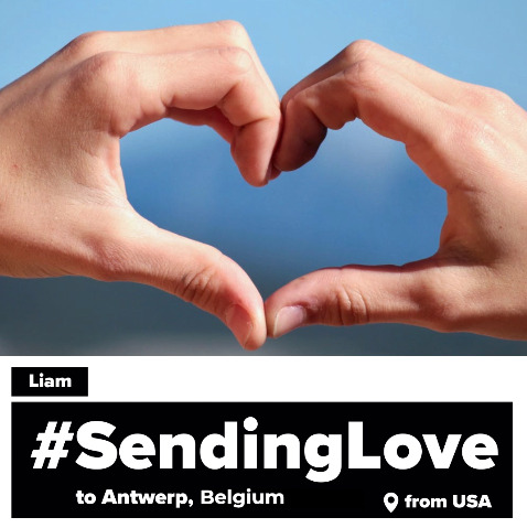 Clear Channel et Lijncom soutiennent la campagne DOOH #SendingLove Clear Channel et Lijncom soutiennent la campagne DOOH #SendingLove