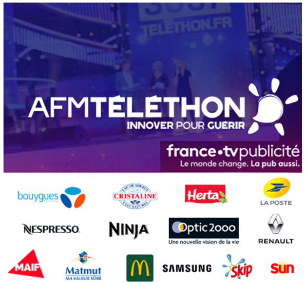 FranceTV Publicité : 650.000 € récoltés pour le Téléthon 2020 FranceTV Publicité : 650.000 € récoltés pour le Téléthon 2020