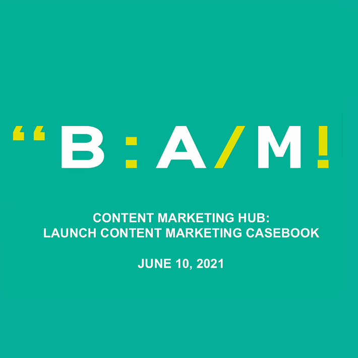 Présentation de la 5e édition du BAM Content Marketing Casebook