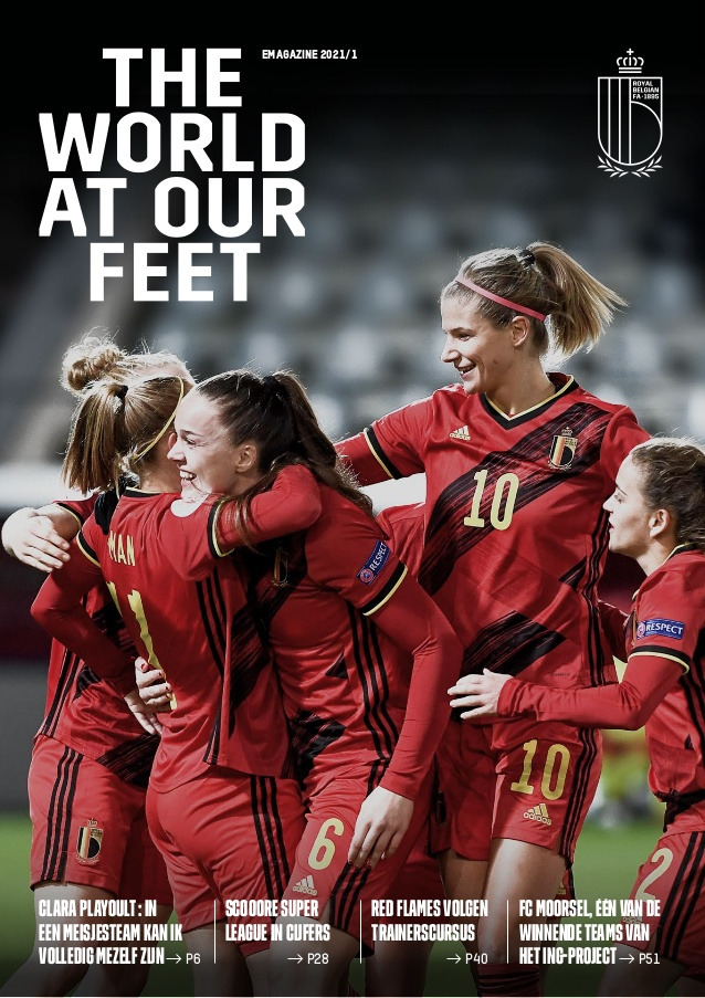 La RBFA lance son e-magazine sur le football féminin : ‘The World At Our Feet’