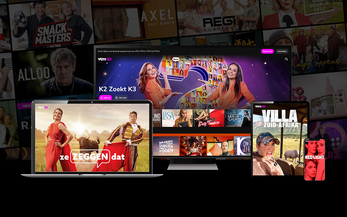 VTM GO brise un nouveau record avec un demi-million de téléspectateurs uniques par semaine