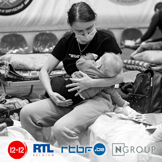 RTL Belgium, la RTBF et NGroup s’unissent pour soutenir l’appel Ukraine 12-12