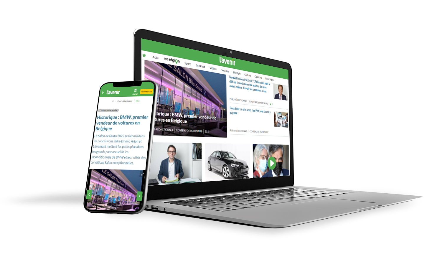 Un nouveau site web pour L’Avenir : une navigation simplifiée pour les lecteurs et une meilleure visibilité pour les annonceurs