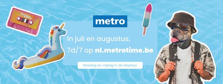 Metro gaat op zomerritme Metro gaat op zomerritme