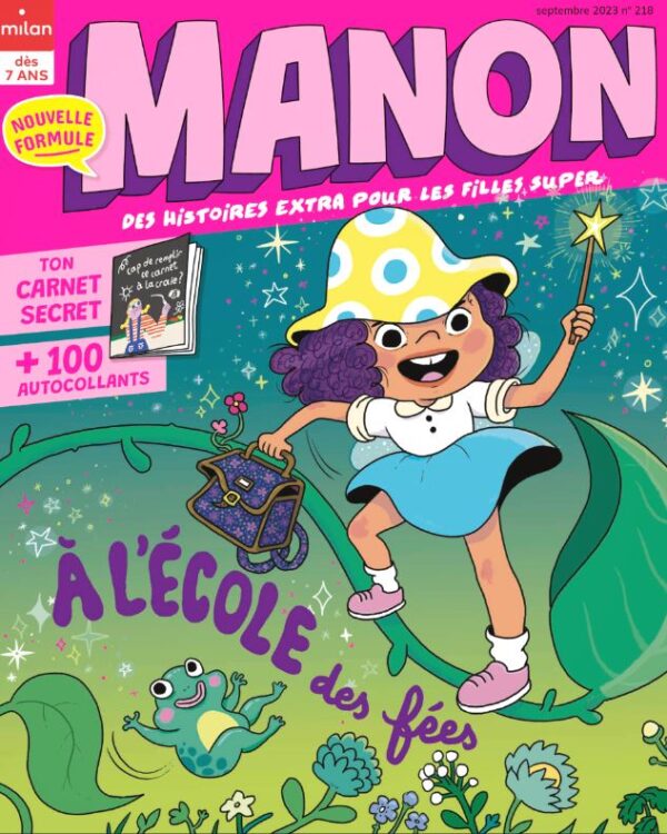 Le magazine jeunesse Manon dévoile sa nouvelle formule à la rentrée Le magazine jeunesse Manon dévoile sa nouvelle formule à la rentrée