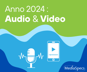 Base de données MediaSpecs : la catégorie « Radio/TV » devient « AUDIO » et « VIDEO » pour mieux représenter le paysage média actuel Base de données MediaSpecs : la catégorie « Radio/TV » devient « AUDIO » et « VIDEO » pour mieux représenter le paysage média actuel