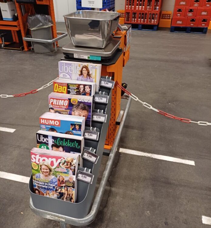 Colruyt introduit une gamme de magazines belges à la caisse Colruyt introduit une gamme de magazines belges à la caisse