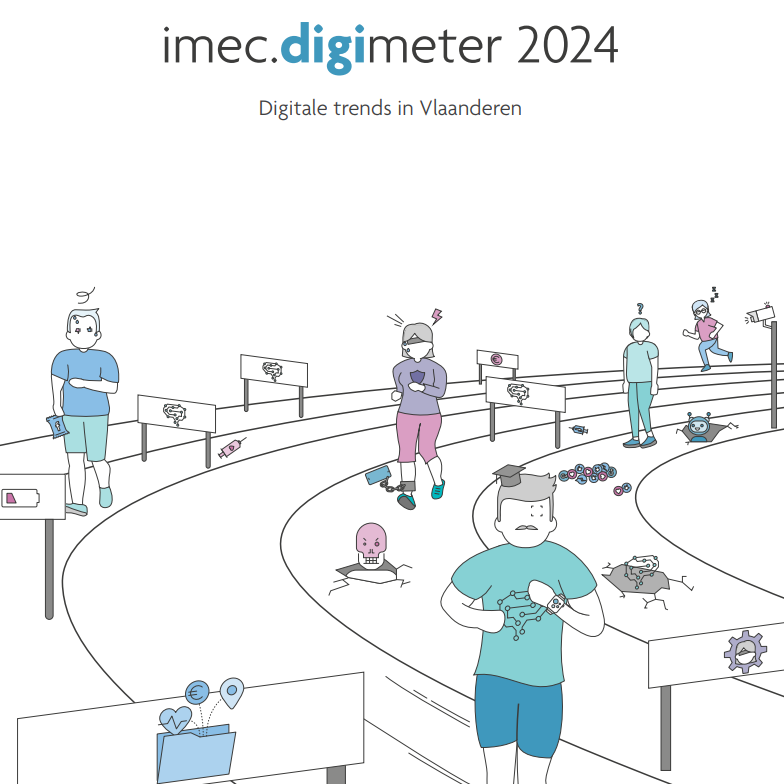 imec.digimeter 2024 : Tendances concernant la possession et l’utilisation des médias et des technologies en Flandre