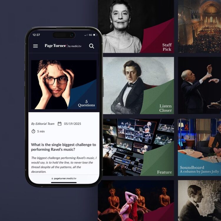 Medici.tv lance « Page Turner », son magazine digital sur la musique classique Medici.tv lance « Page Turner », son magazine digital sur la musique classique