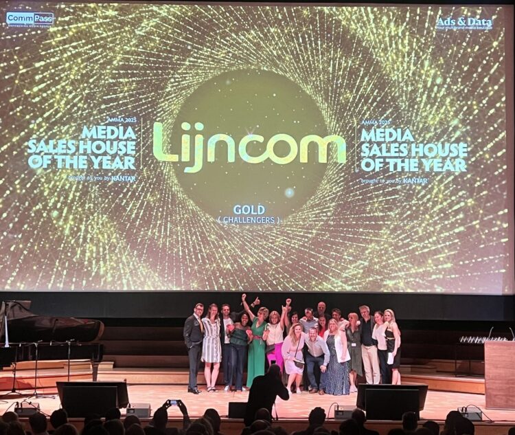 Lijncom remporte trois médailles d’or aux AMMA, dont le titre de Media Saleshouse of the Year Lijncom remporte trois médailles d’or aux AMMA, dont le titre de Media Saleshouse of the Year